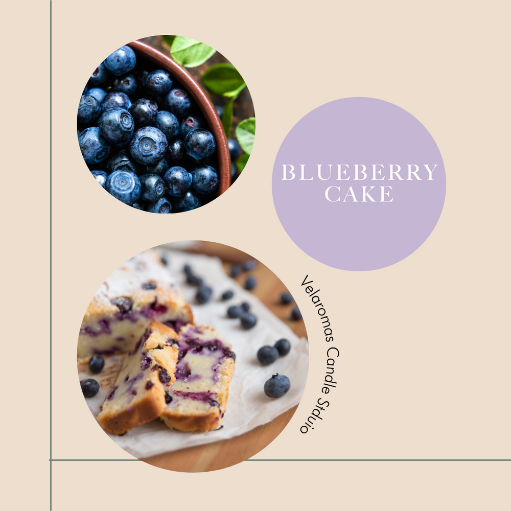 Blueberries cake - Candle