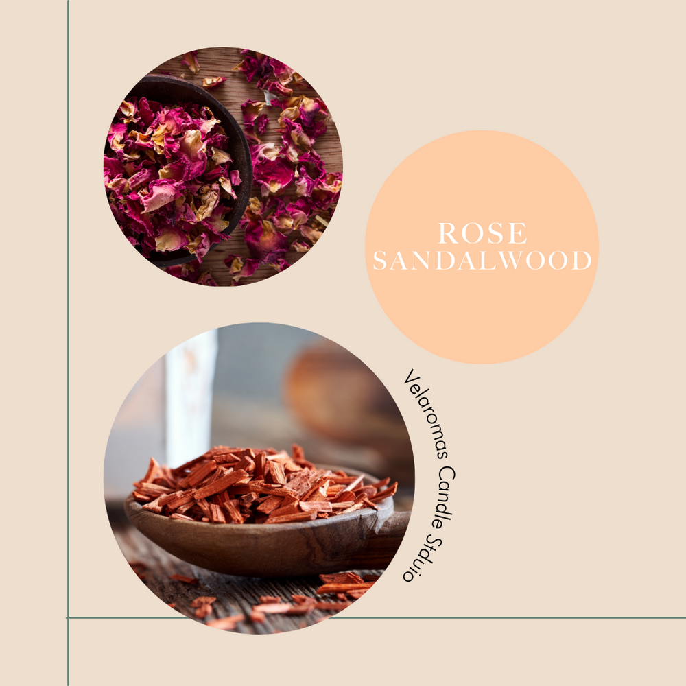 Rose Sandalwood - Candle