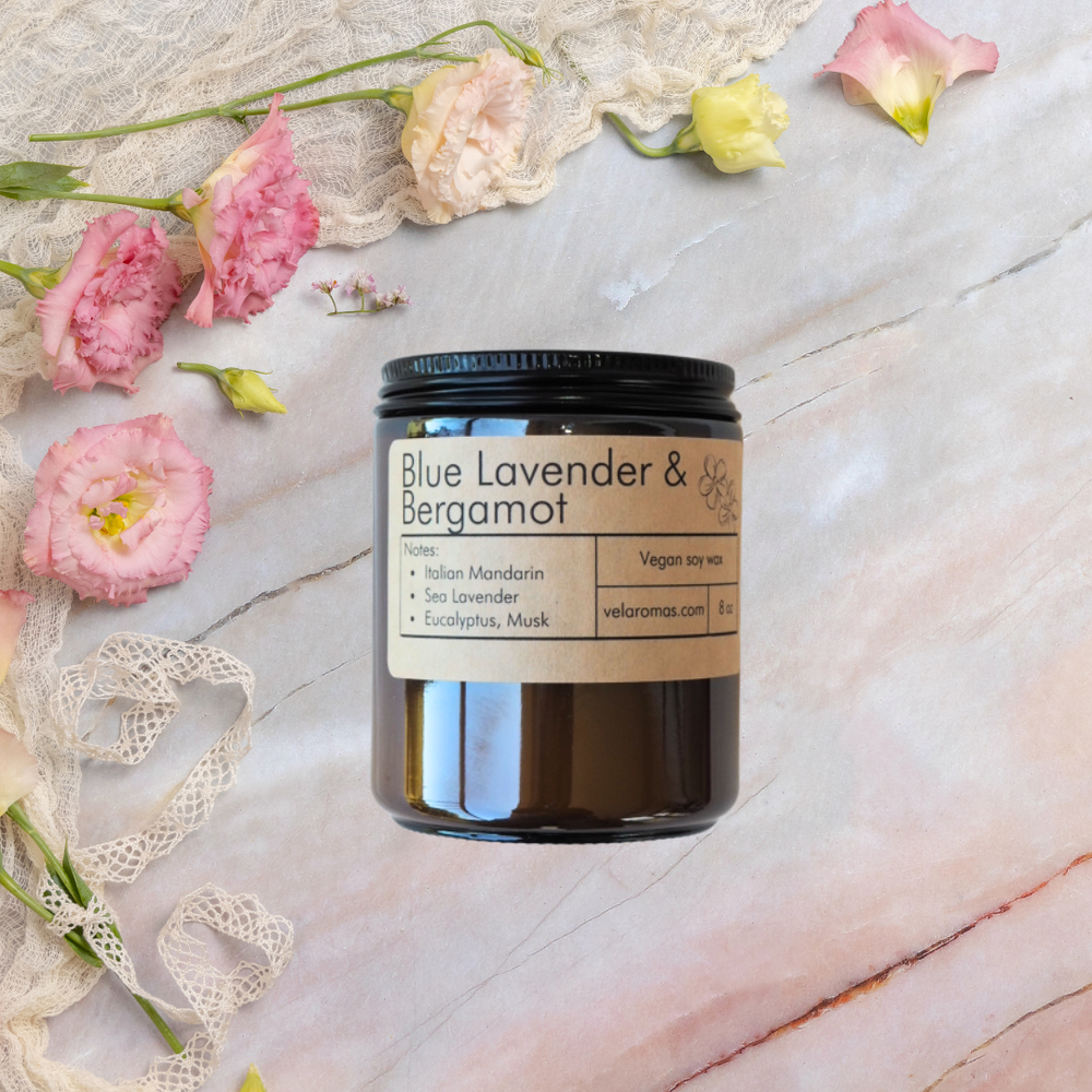Blue Lavender & Bergamot  - Candle